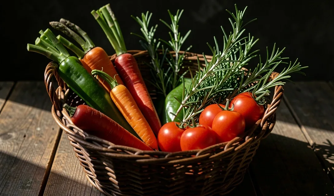 Verduras frescas de temporada